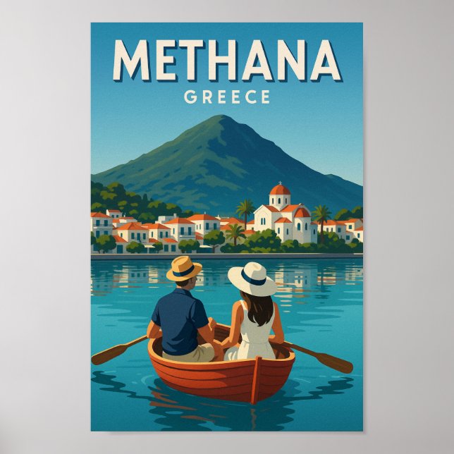 Methana Greece Dreamy Poster (Front)