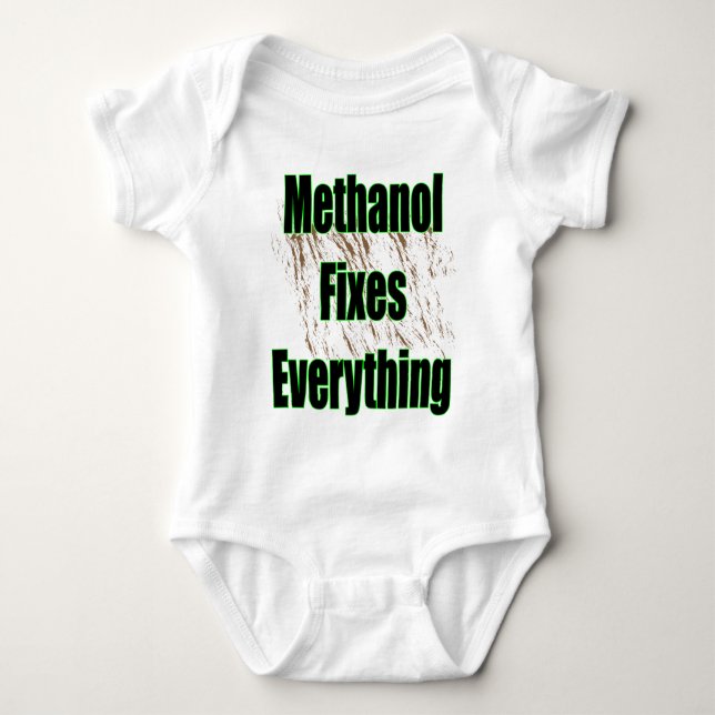 Methanol Fixes Everything 1 Baby Bodysuit (Front)