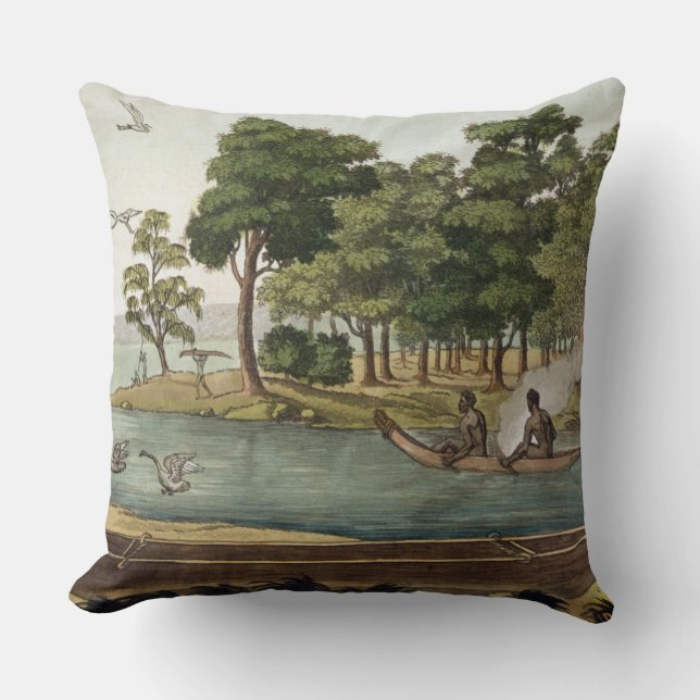 Method of Navigation in New Holland, engraved by F Cushion (Front)