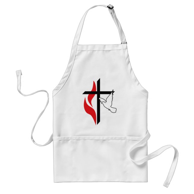 Methodist cross and Dove Standard Apron (Front)