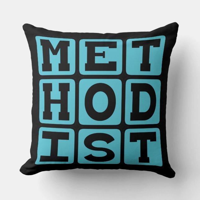 Methodist, Protestant Christianity Cushion (Front)