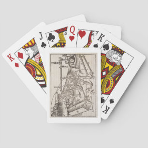 Methods of moving stone blocks, from 'Di Lucio Vit Playing Cards