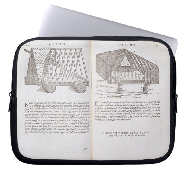 Methods of transporting pre-fabricated roofs to th laptop sleeve (Front)