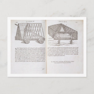 Methods of transporting pre-fabricated roofs to th postcard