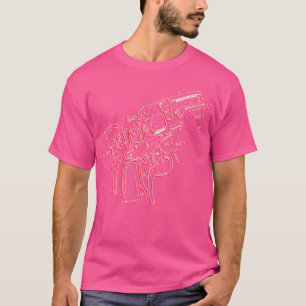 Meticulous Handgun Pistol Colt Patent Gun T-Shirt
