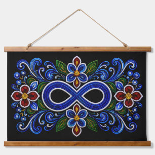 Métis Art Beads Hanging Tapestry