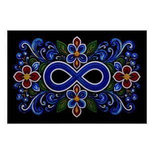 Métis Art Beads Poster
