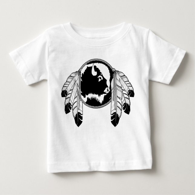 Metis Baby Shirts Native Wildlife Art Baby Shirt (Front)