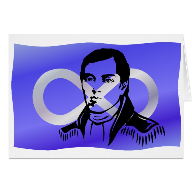 Metis Card Cuthbert Grant Art Cards - Personalise (Front Horizontal)