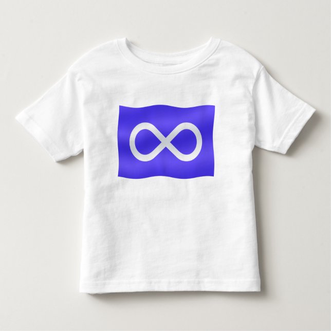 Metis Flag Baby T-shirt First Nation Toddler Shirt (Front)