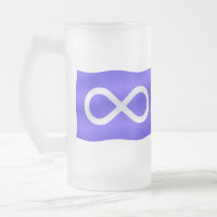 Metis Flag Beer Glass First Nations Flag Mugs
