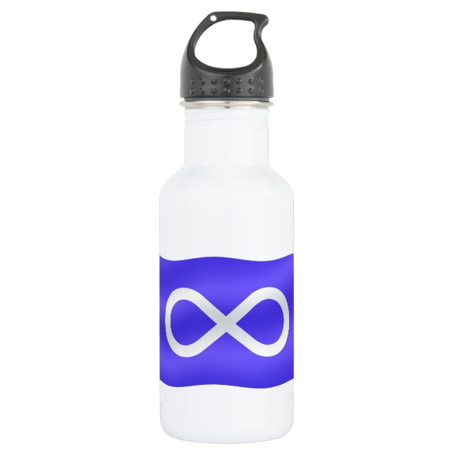 Metis Flag First Nations Flag 532 Ml Water Bottle (Front)