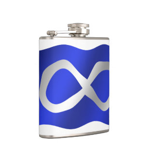 Metis Flag Flask Personalised Metis Drink Flasks