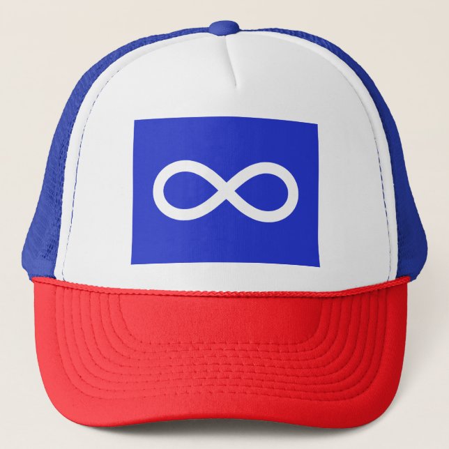 Metis Flag, Métis flag  Trucker Hat (Front)