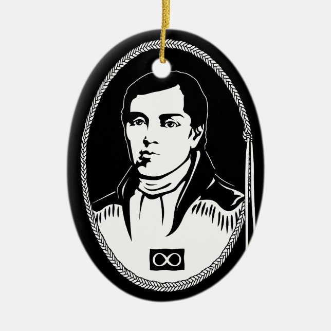 Metis Hero Ornament Personalised Metis Decoration (Front)