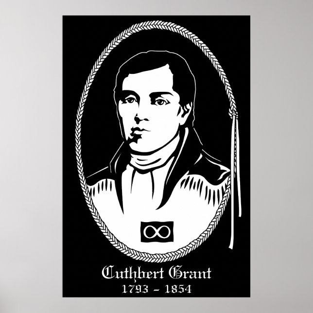 Metis Hero Poster Cuthbert Grant Prints Posters (Front)