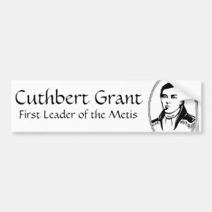 Metis Nation Bumper Sticker Cuthbert Grant Sticker