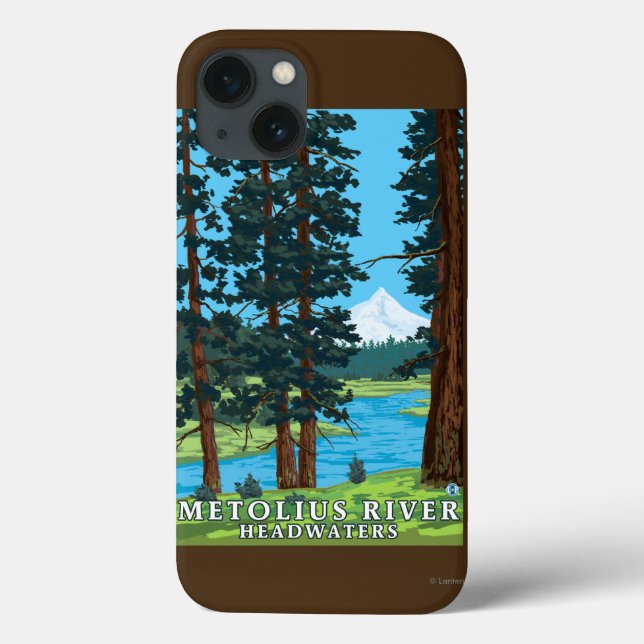 Metolius River Headwaters, Oregon Case-Mate iPhone Case (Back)
