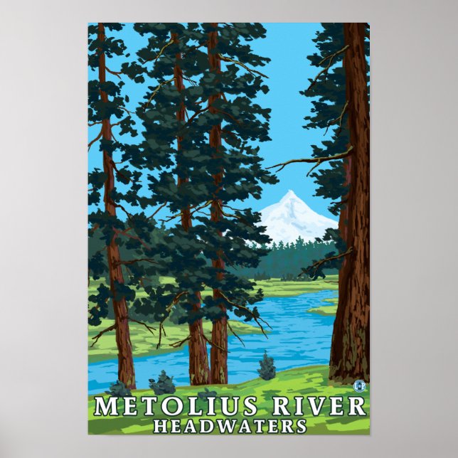 Metolius River Headwaters, Oregon Poster (Front)