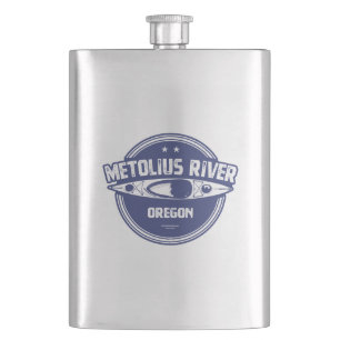 Metolius River Oregon Kayaking Hip Flask