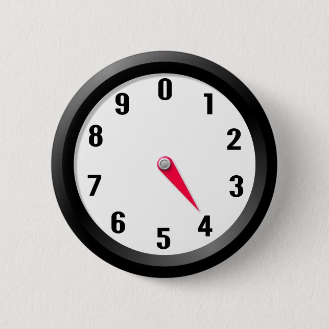 Metre 4 6 cm round badge (Front)