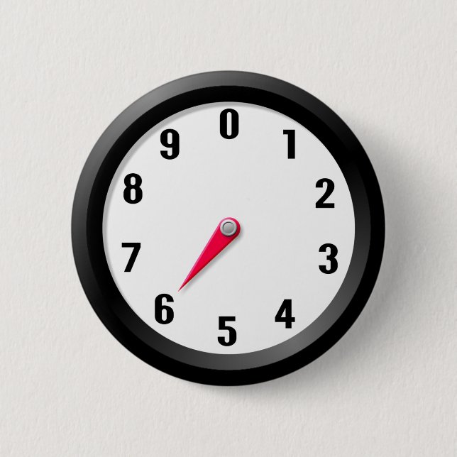 Metre 6 cm round badge (Front)