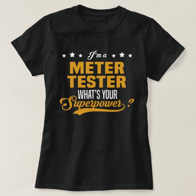 Metre Tester T-Shirt (Design Front)