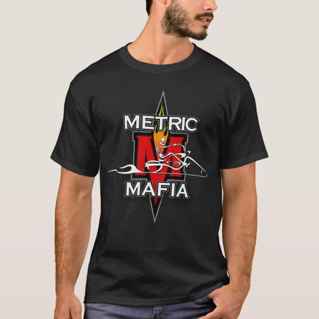 Metric Mafia Motorcycle Hell-O-Wheels T-Shirt (Front)