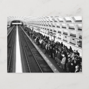 Metro B&W Postcard