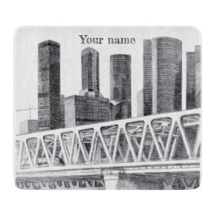 Metro bridge cutting board