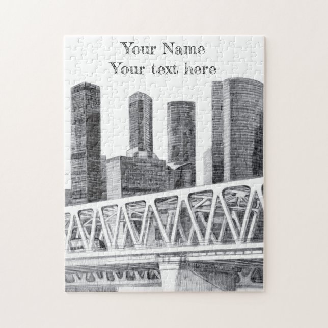 Metro bridge jigsaw puzzle (Vertical)