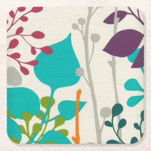 Metro Garden III Square Paper Coaster