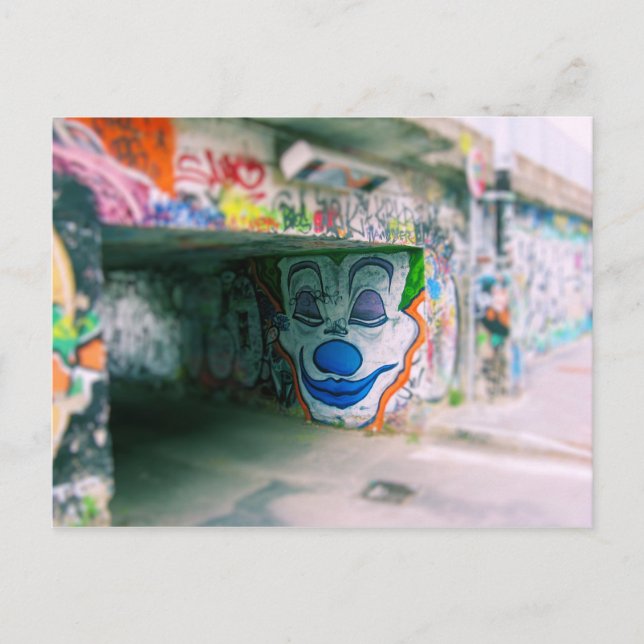 Metro Graffiti - Milano, Italia Postcard (Front)