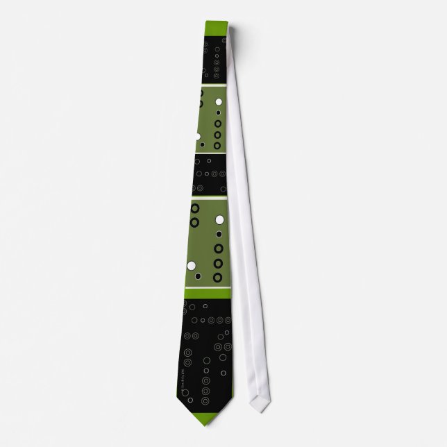 Metro-MOD men- Moss green Tie (Front)