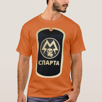 Metro Spartan Rangers Gold dog tags T-Shirt
