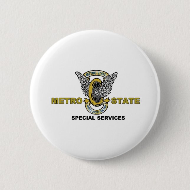 Metro-State Special Services 6 Cm Round Badge (Front)