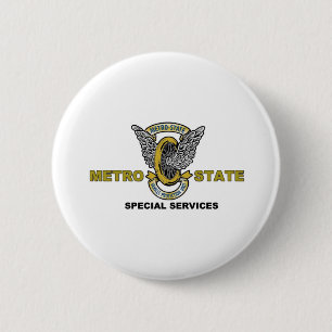 Metro-State Special Services 6 Cm Round Badge