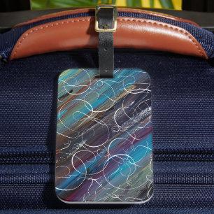 Metro Swirl Luggage Tag