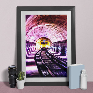 Metro Through Berlin Poster