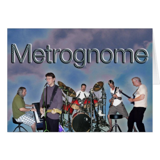 Metrognome Card Blank (Front Horizontal)