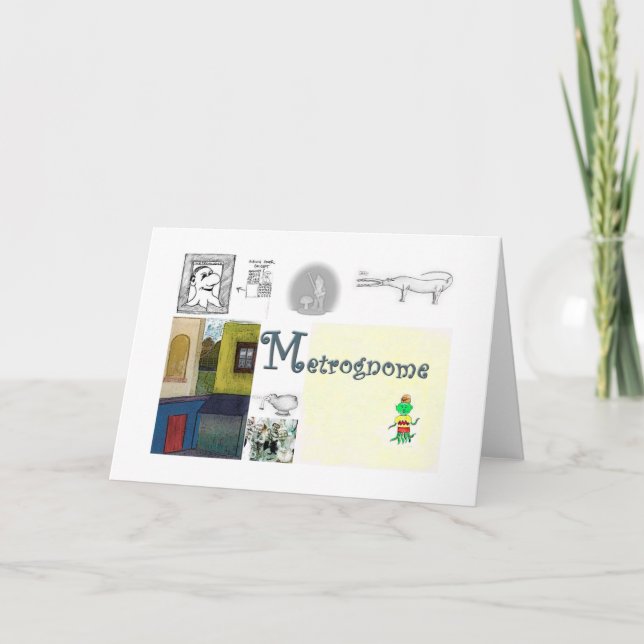 Metrognome Retro Card (Front)