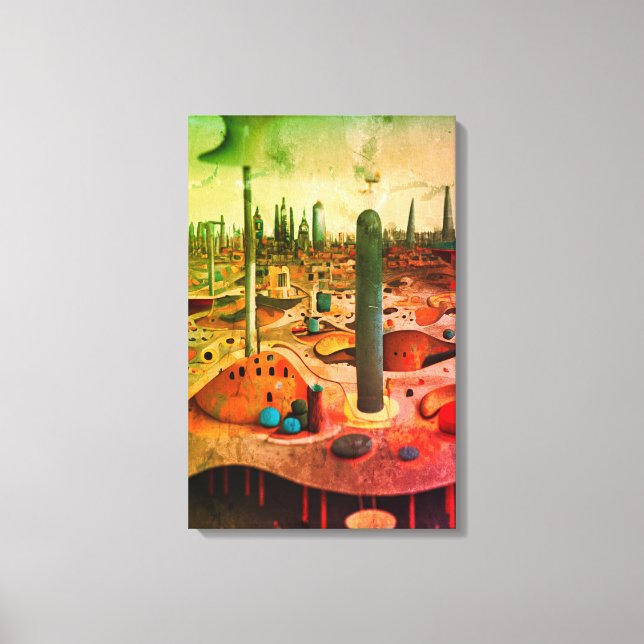 Metropolis Canvas Print (Front)