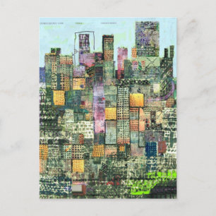Metropolis Green Postcard