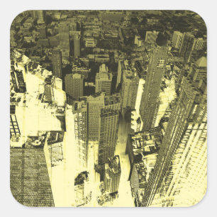 Metropolis IV Square Sticker