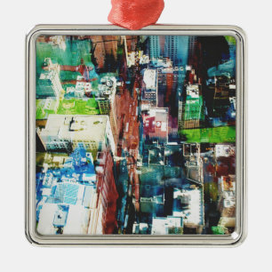 Metropolis Metal Tree Decoration