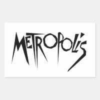 Metropolis movie poster title vintage cinema art f