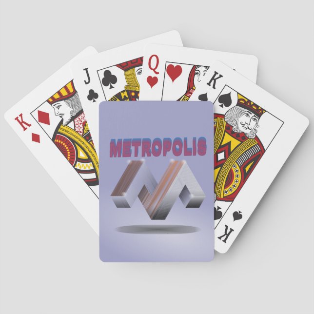 metropolis playing cards (Back)