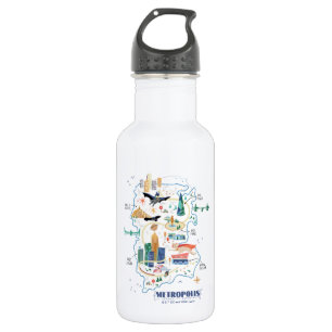 Metropolis Story Book Map 532 Ml Water Bottle
