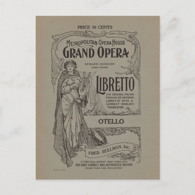 Metropolitan Grand Postcard (Front)