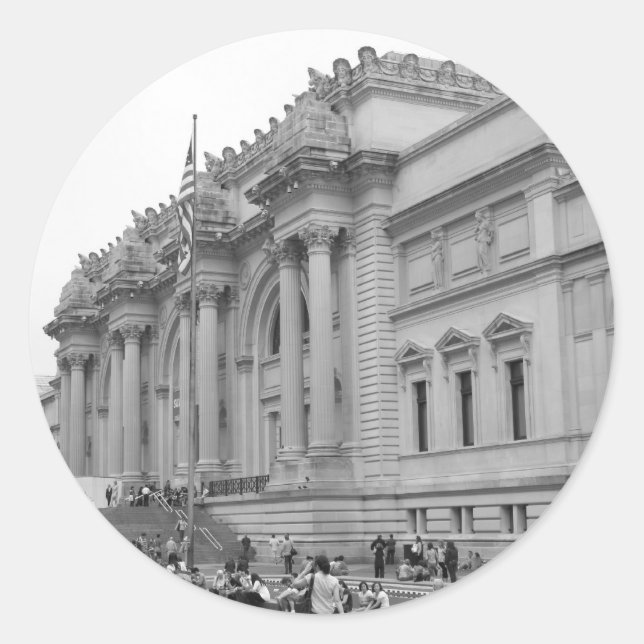 Metropolitan Museum of Art Classic Round Sticker (Front)